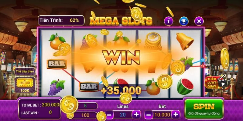 Cách chơi nổ hũ slot game đơn giản chỉ cần quay và đợi thưởng